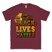 Burgundy black lives matter Classic Tee - HowdyJamesFarm