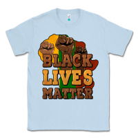 Dusty Blue black lives matter Classic Tee - HowdyJamesFarm
