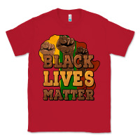 Red black lives matter Classic Tee - HowdyJamesFarm