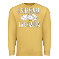 Antique Gold I survived la chancla Premium Sweatshirt - linhVisuals