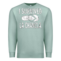 Seafoam I survived la chancla Premium Sweatshirt - linhVisuals