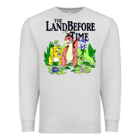 Dove Grey land before time pastel dinosaur friends Premium Sweatshirt - linhVisuals