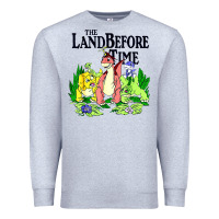 Heather Grey land before time pastel dinosaur friends Premium Sweatshirt - linhVisuals