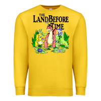 Lemon land before time pastel dinosaur friends Premium Sweatshirt - linhVisuals
