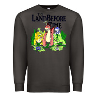 Smoke land before time pastel dinosaur friends Premium Sweatshirt - linhVisuals