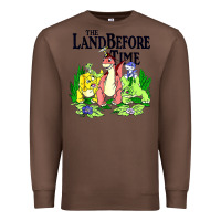 Chestnut land before time pastel dinosaur friends Premium Sweatshirt - linhVisuals