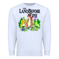 White land before time pastel dinosaur friends Premium Sweatshirt - linhVisuals