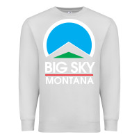 Dove Grey big sky montana Premium Sweatshirt - linhVisuals