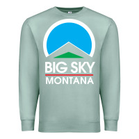 Seafoam big sky montana Premium Sweatshirt - linhVisuals