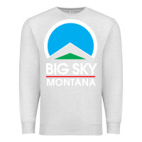 Oatmeal Heather big sky montana Premium Sweatshirt - linhVisuals
