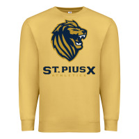 Antique Gold st pius x high school athletics Premium Sweatshirt - linhVisuals