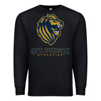 Black st pius x high school athletics Premium Sweatshirt - linhVisuals