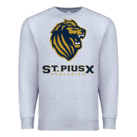Heather Grey st pius x high school athletics Premium Sweatshirt - linhVisuals