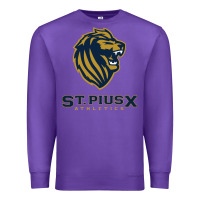 Purple st pius x high school athletics Premium Sweatshirt - linhVisuals