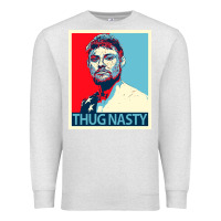 Oatmeal Heather bryce mitchell thug nasty Premium Sweatshirt - linhVisuals