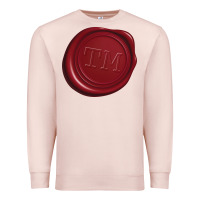 Pale Pink taskmaster seal Premium Sweatshirt - linhVisuals