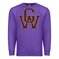 Purple george washington high school Premium Sweatshirt - linhVisuals