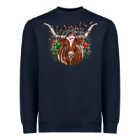 Navy christmas  texas longhorn Heavyweight Sweatshirt - JahusDesignShop
