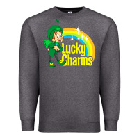 Charcoal Heather lucky charms Premium Sweatshirt - linhVisuals