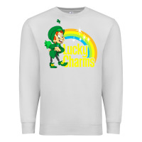 Dove Grey lucky charms Premium Sweatshirt - linhVisuals