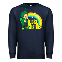 Navy lucky charms Premium Sweatshirt - linhVisuals