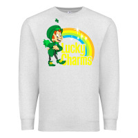 Oatmeal Heather lucky charms Premium Sweatshirt - linhVisuals