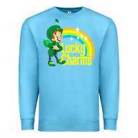 Ocean Blue lucky charms Premium Sweatshirt - linhVisuals