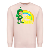 Pale Pink lucky charms Premium Sweatshirt - linhVisuals