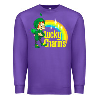 Purple lucky charms Premium Sweatshirt - linhVisuals
