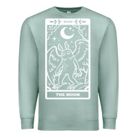 Seafoam mothman   the moon Premium Sweatshirt - linhVisuals