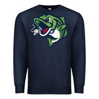 Navy gwinnett stripers Premium Sweatshirt - linhVisuals