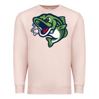Pale Pink gwinnett stripers Premium Sweatshirt - linhVisuals