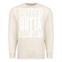 Sandshell straight outta night shift Premium Sweatshirt - linhVisuals