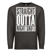 Smoke straight outta night shift Premium Sweatshirt - linhVisuals