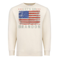 Sandshell let’s go brandon funny vintage american flag tank top Premium Sweatshirt - linhVisuals