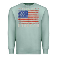 Seafoam let’s go brandon funny vintage american flag tank top Premium Sweatshirt - linhVisuals