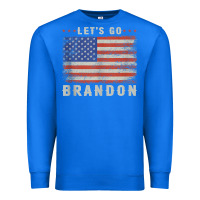 Let’s Go Brandon Funny Vintage American Flag Tank Top Premium Sweatshirt | Teevron
