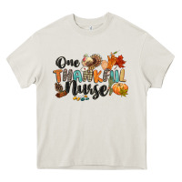 Cream one thankful nurse Heavy Core Tee - CowGirlArtShop