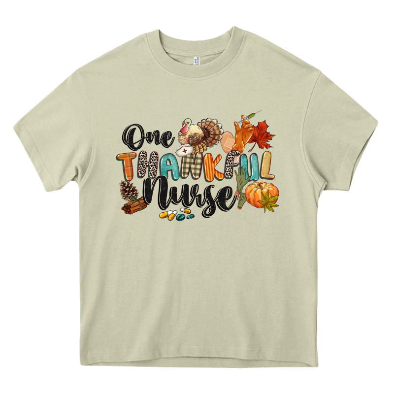 One Thankful Nurse Heavy Core Tee by CowGirlArtShop | Teevron