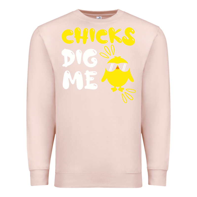 Chicks Dig Me Premium Sweatshirt by linhVisuals | Teevron