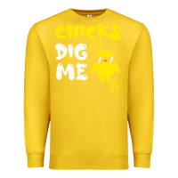 Lemon chicks dig me Premium Sweatshirt - linhVisuals