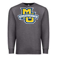Charcoal Heather marquett Premium Sweatshirt - linhVisuals