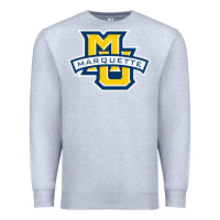 Heather Grey marquett Premium Sweatshirt - linhVisuals