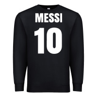 Black messi 10 Premium Sweatshirt - linhVisuals