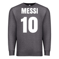 Charcoal Heather messi 10 Premium Sweatshirt - linhVisuals