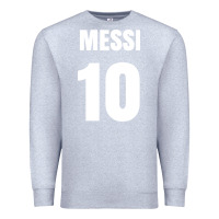 Heather Grey messi 10 Premium Sweatshirt - linhVisuals
