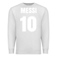 Oatmeal Heather messi 10 Premium Sweatshirt - linhVisuals