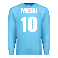 Ocean Blue messi 10 Premium Sweatshirt - linhVisuals
