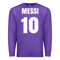 Purple messi 10 Premium Sweatshirt - linhVisuals