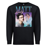 Black matt healy homage Premium Sweatshirt - linhVisuals